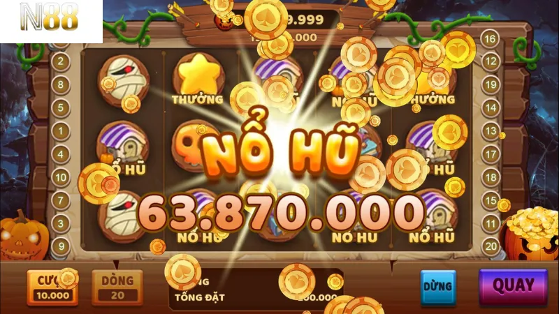 Các loại game Nổ hũ phổ biến tại nhà cái n88